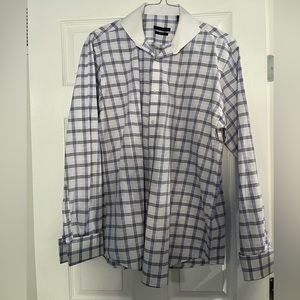 Mens dress shirt good condition, dry cleaned.